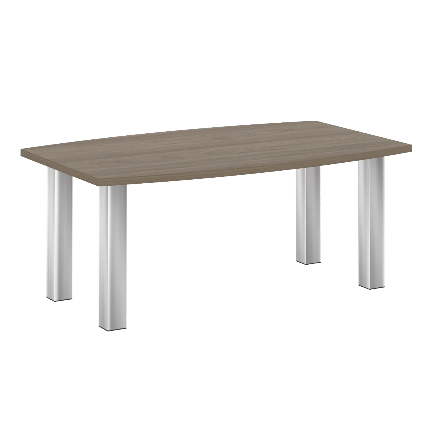 Стол переговорный (опоры - нерж.сталь) Yalta M-LT.SP-3 вяз благородный